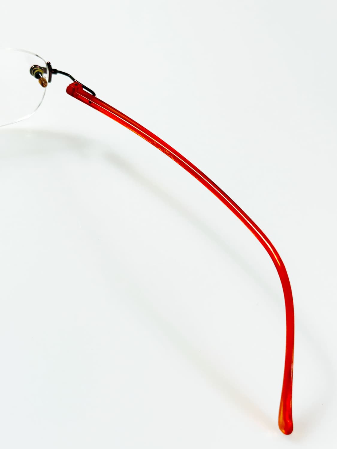 90s 홍콩제 ME-2 무테 오벌 프레임 빈티지 안경 상품이미지6