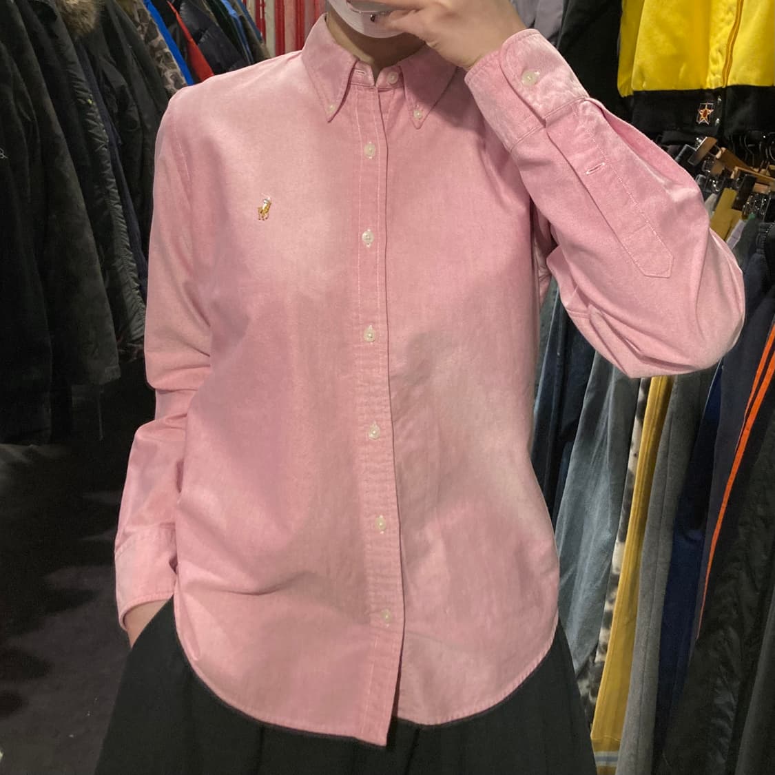 [IM]폴로 랄프로렌 셔츠 핑크 상품이미지5