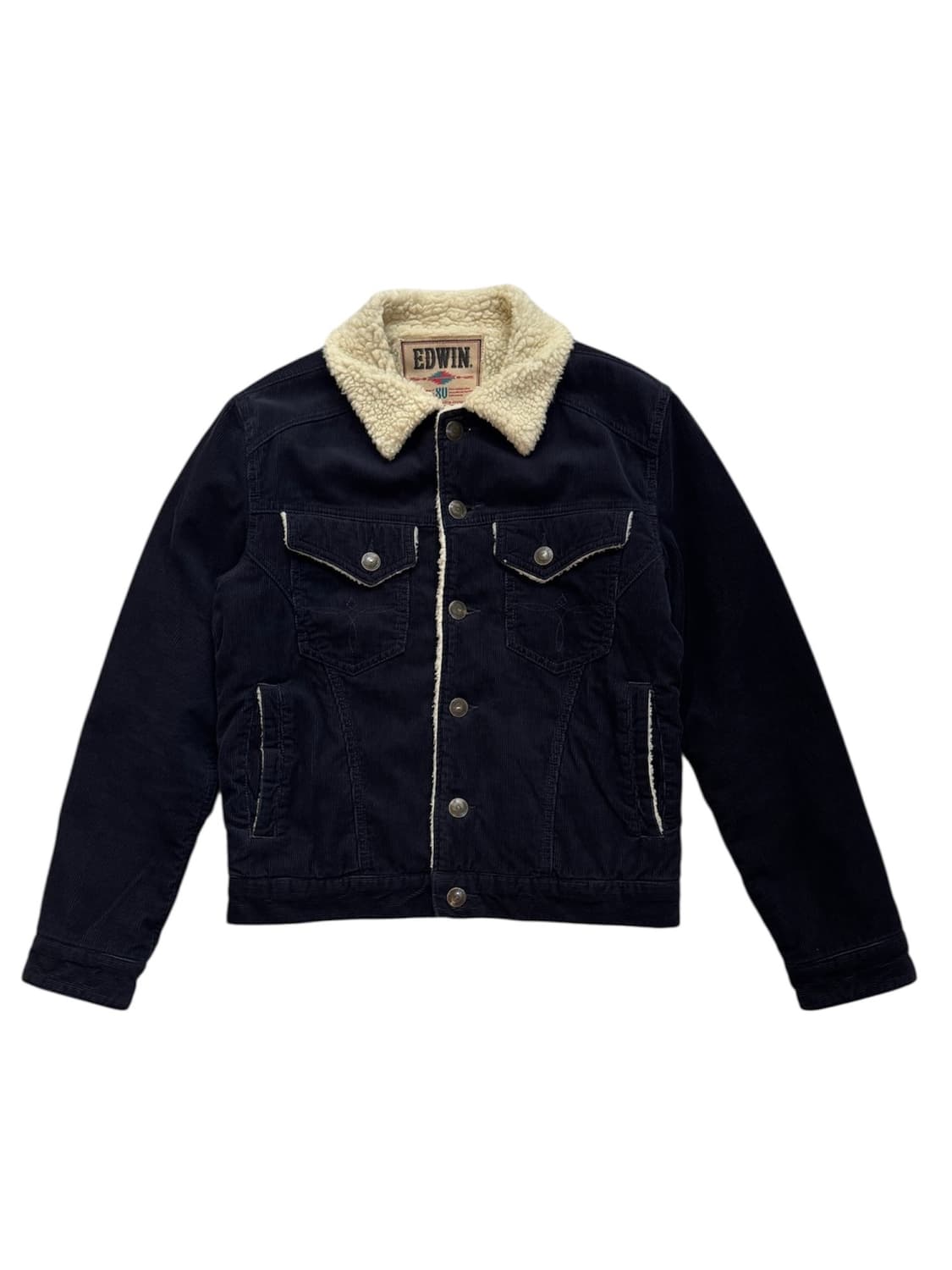 EDWIN 코듀로이 쉐르파 트러커자켓 상품이미지1
