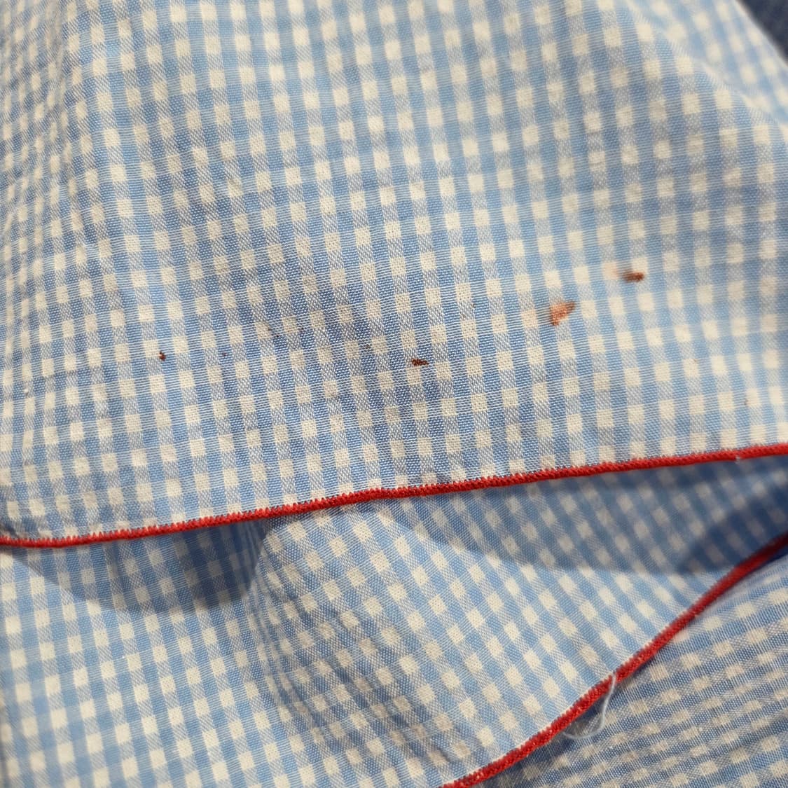 베베드피노 여아 세일러카라 깅엄체크 원피스 130 상품이미지7