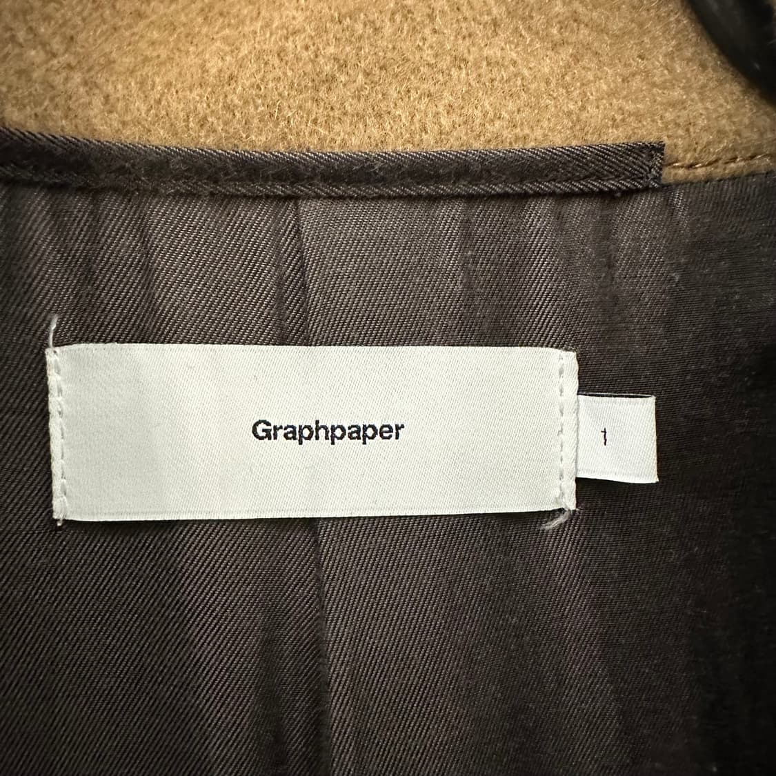 그라프페이퍼 울 캐시 코트  상품이미지5