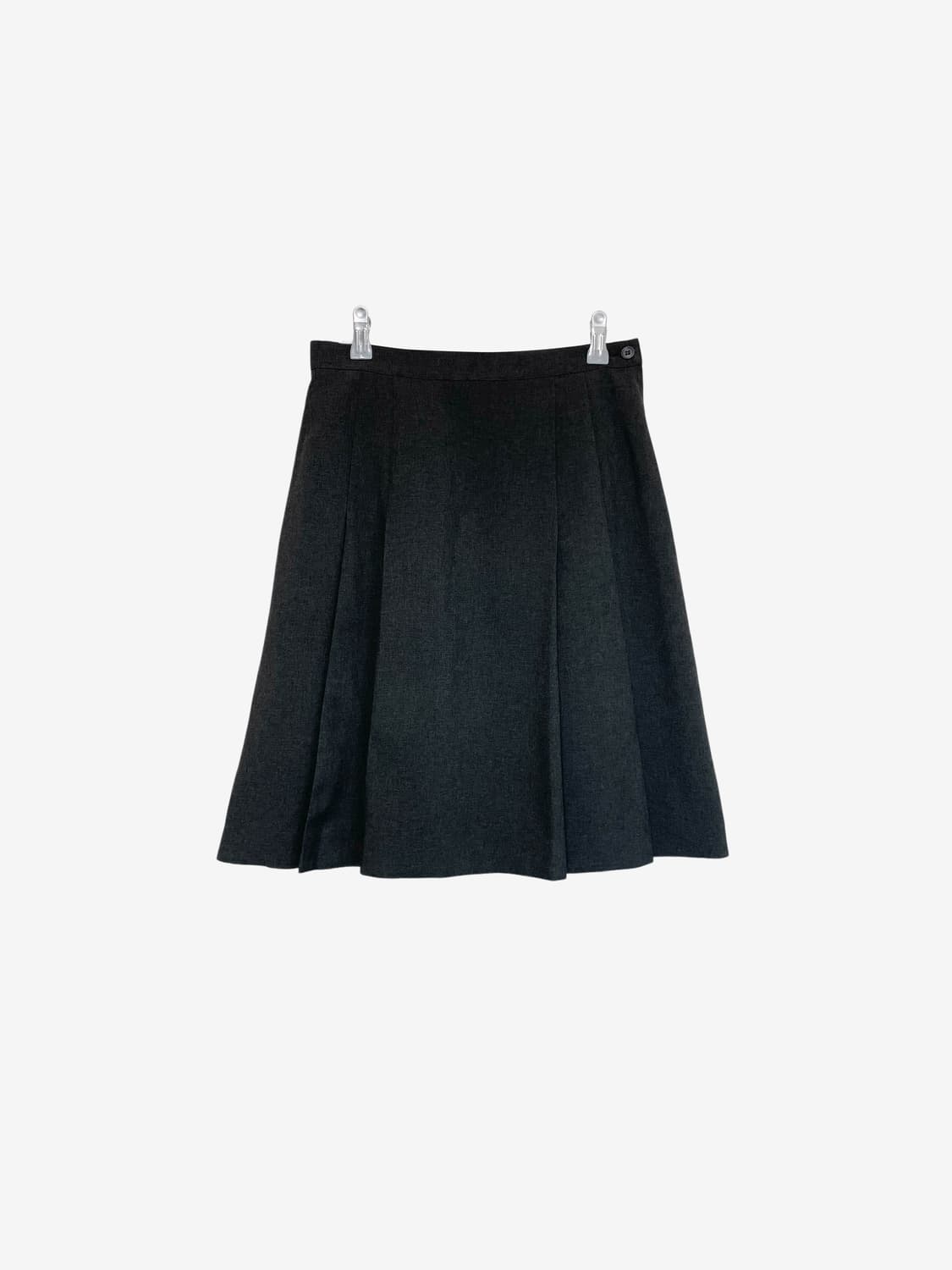 Pleated Midi Skirt - Dark Gray 상품이미지5