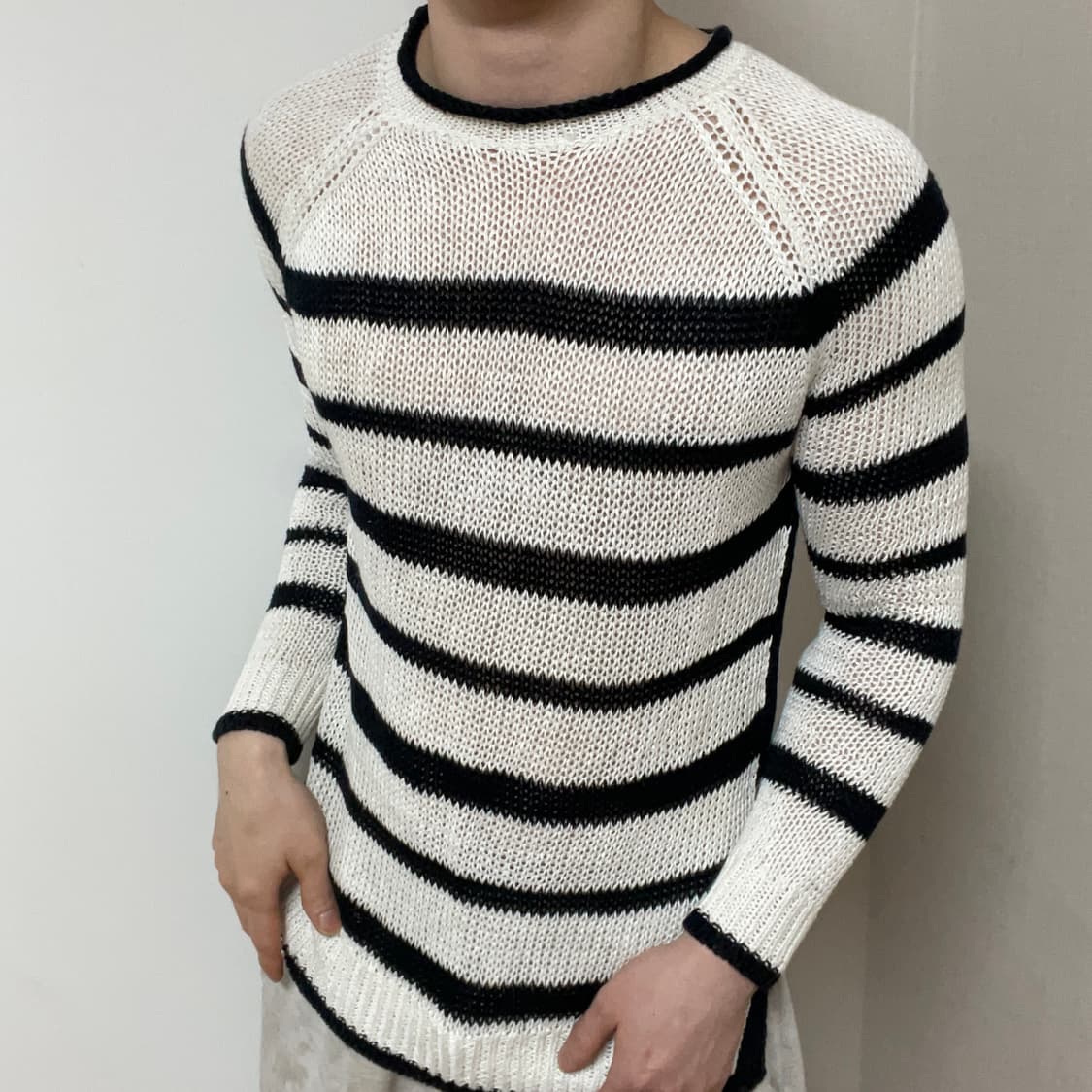 POLO RALPH LAUREN STRIPED WAFFLE KNIT 상품이미지2