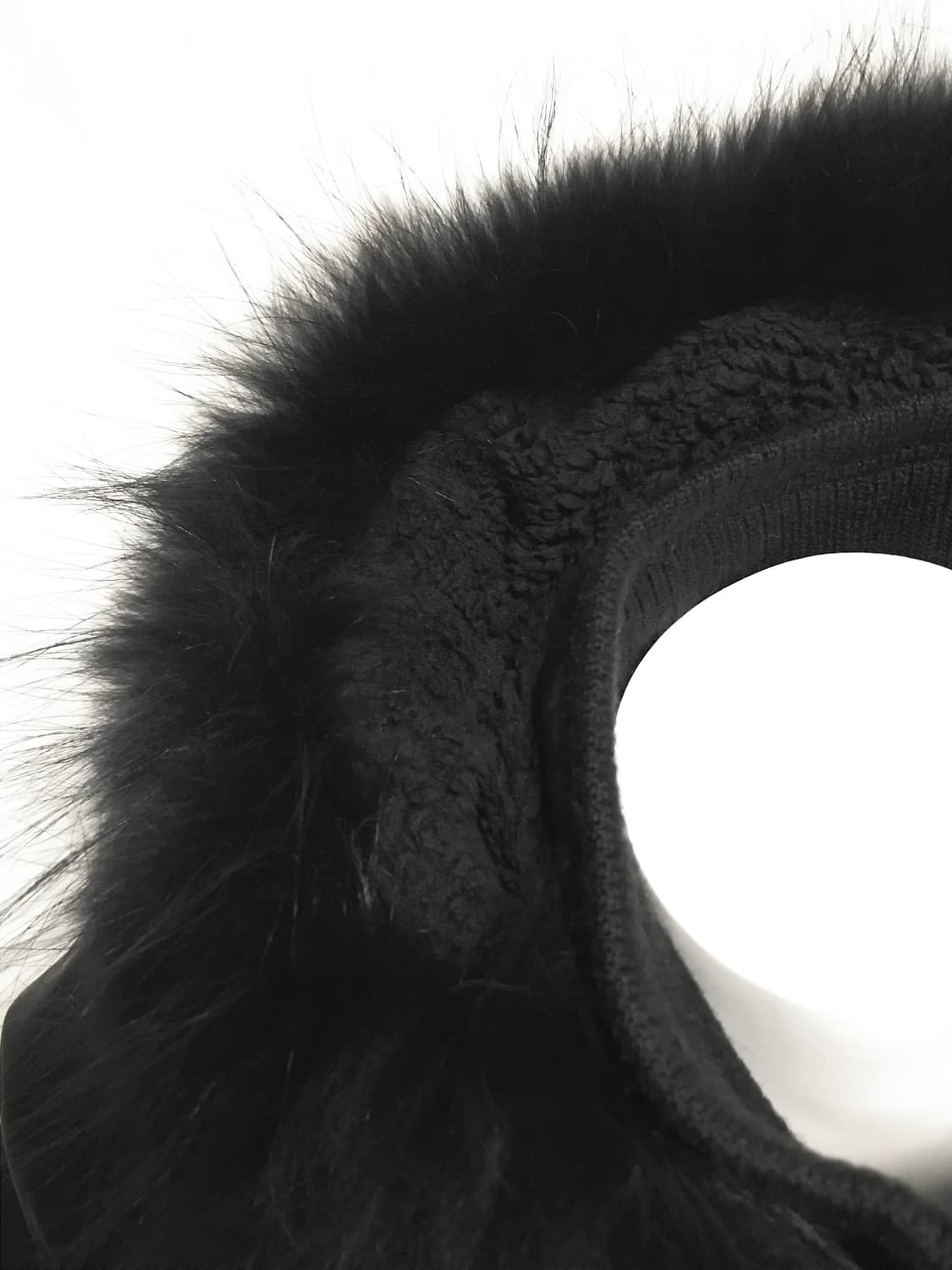 택포•빈티지 vkei 펑크 n2b 레더 퍼 후드 자켓 상품이미지5