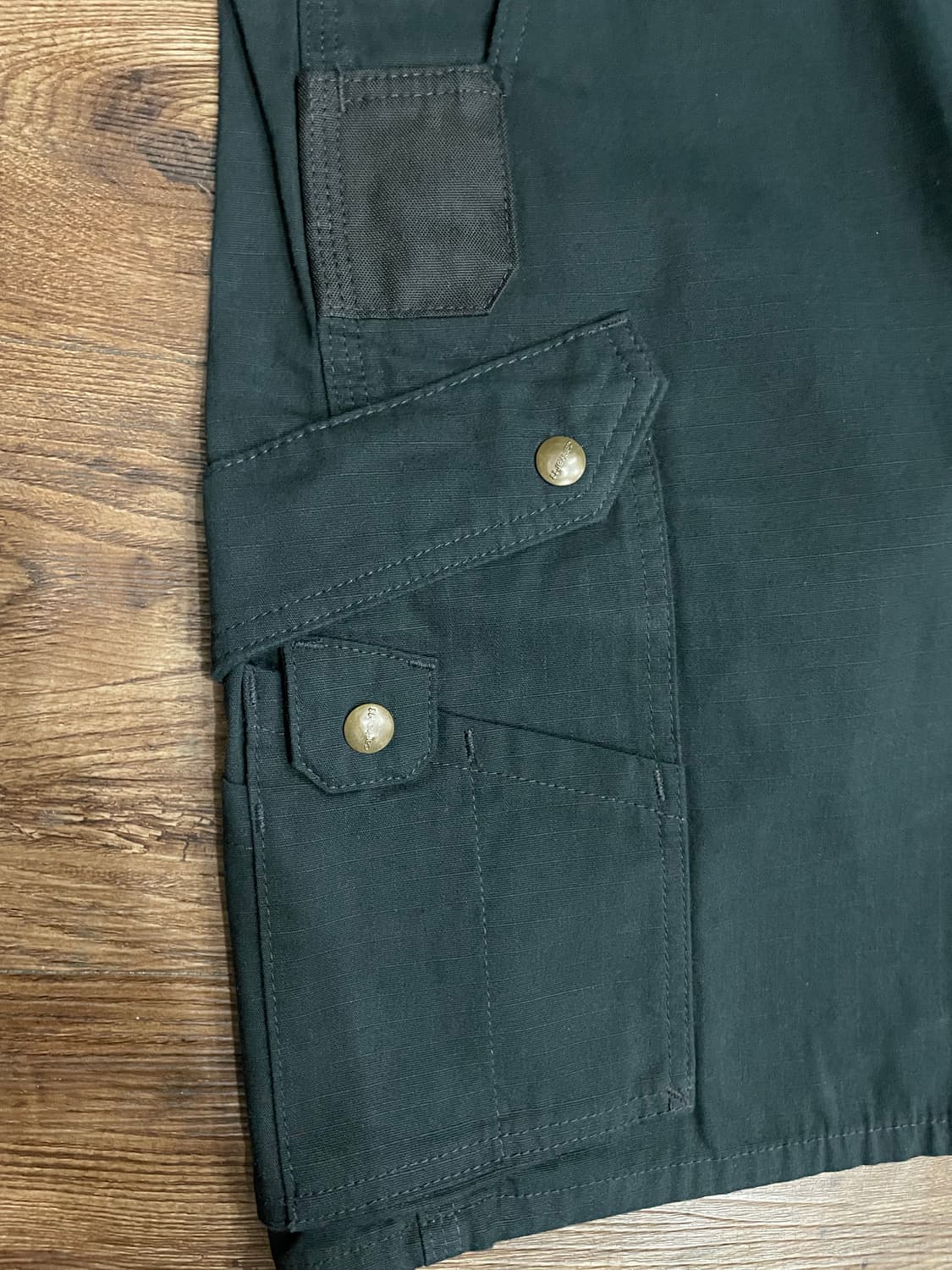 칼하트 립스탑 카고 워크 쇼츠 블랙 B357 상품이미지6