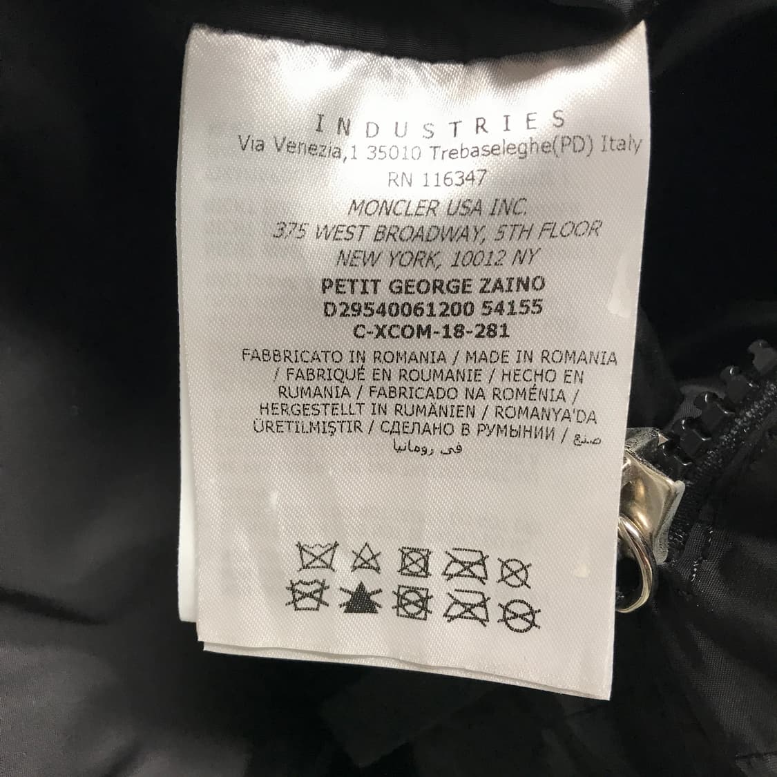 몽클레어 푸퍼 미니 백팩 블루 상품이미지6