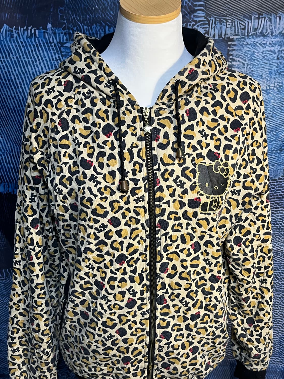 Hello Kitty 레오파드 후드집업 상품이미지7