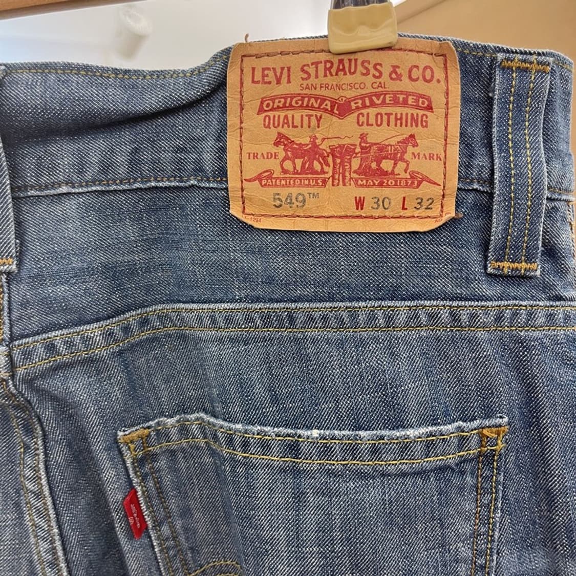 리바이스 549 빈티지 모던캐주얼 로우루즈 데님팬츠 30인치 C10529 상품이미지5