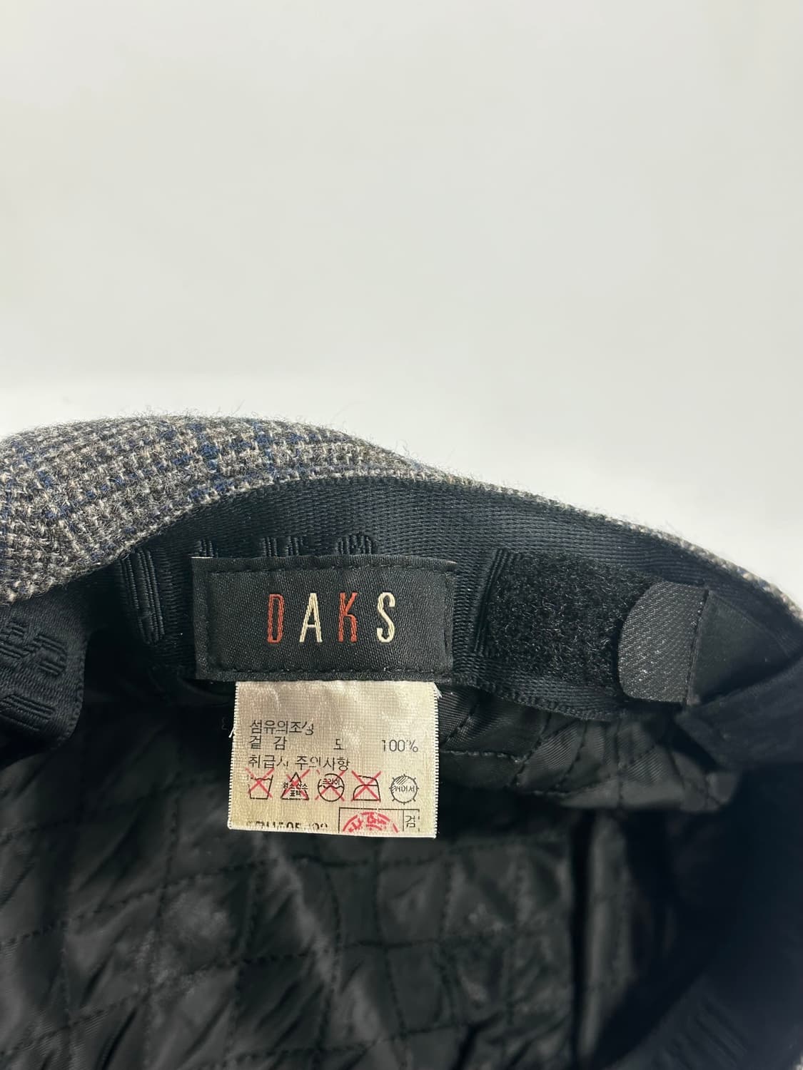 닥스 체크 모직 헌팅캡 상품이미지9