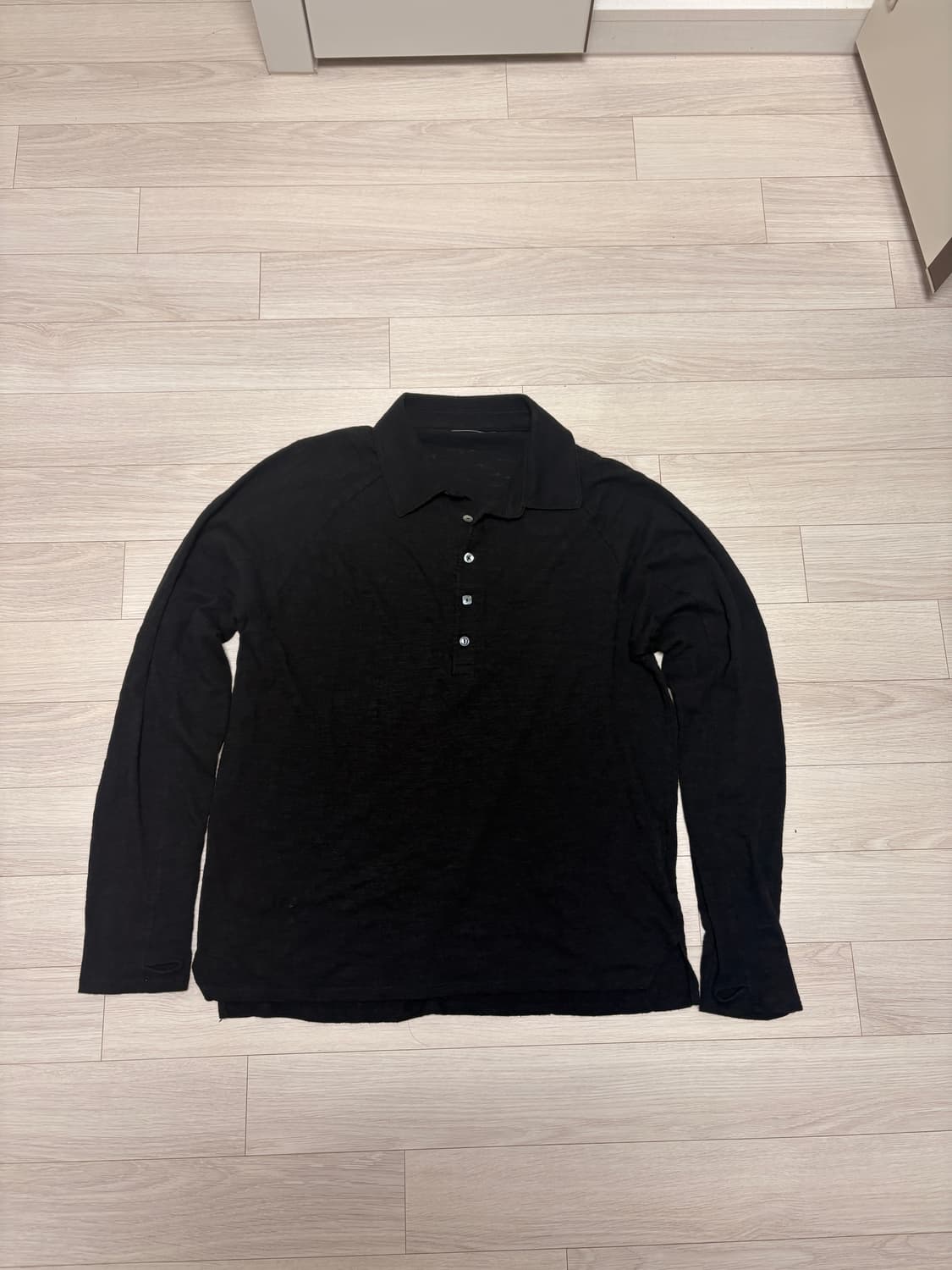 해칭룸 폴로티 블랙 2사이즈 상품이미지1