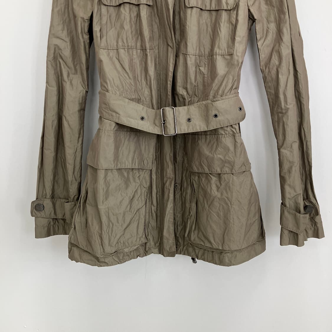 버버리 런던 트윌 메탈릭 유틸리티 야상 상품이미지3