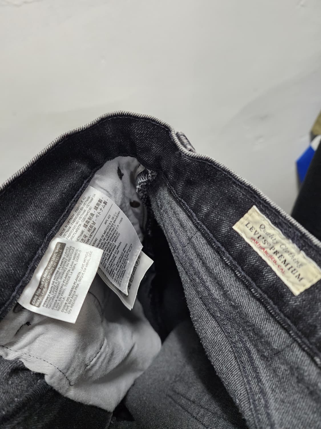 리바이스 빅E 511 프리미엄 블랙 데님 상품이미지5