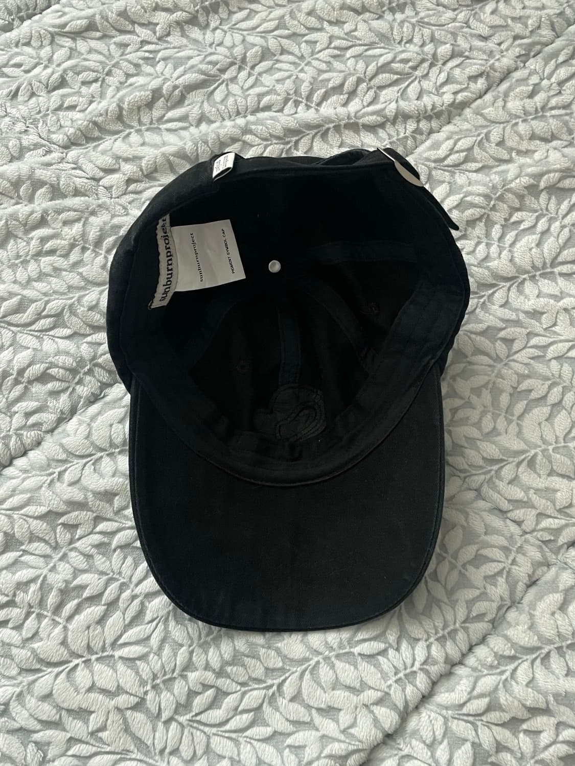 썬번프로젝트 Pigment Symbol Cap, BLACK 상품이미지2