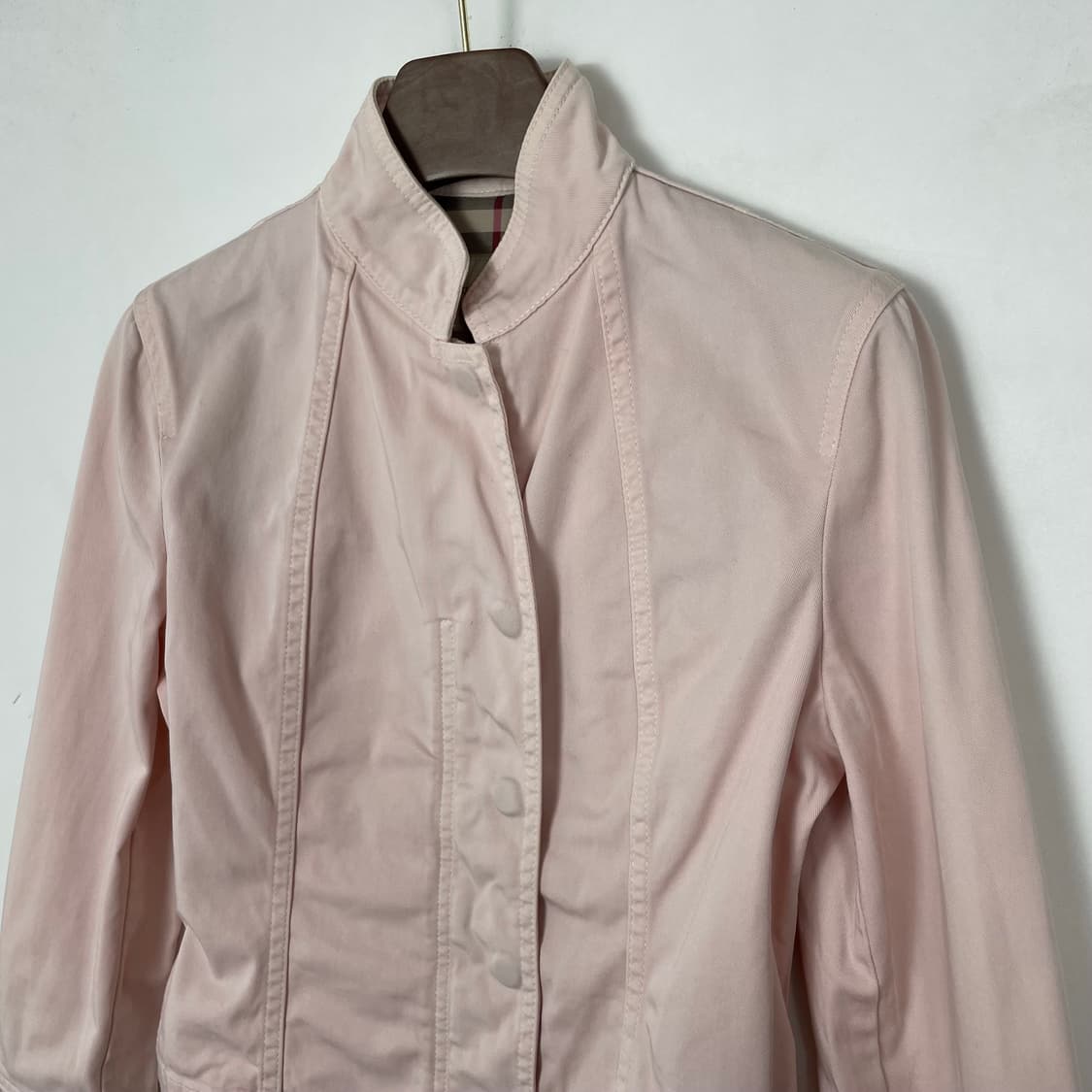 버버리 이탈리아 메이드 여성 코튼자켓 (UK6) 상품이미지3