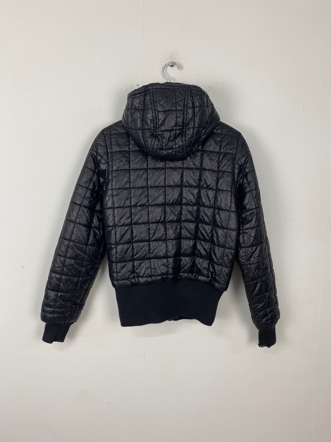 아디다스 빈티지 블랙 퀄팅 경량 패딩 자켓 85 상품이미지2