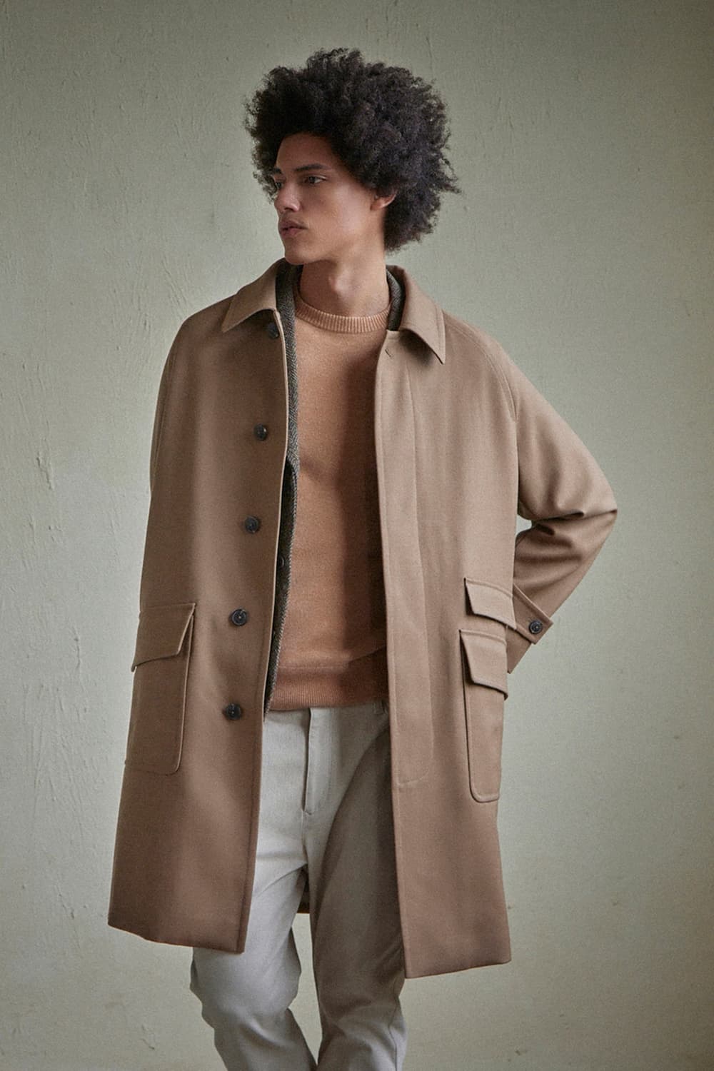 [95] 시리즈 series 트래블러 발마칸 트윌 코트 베이지 상품이미지8