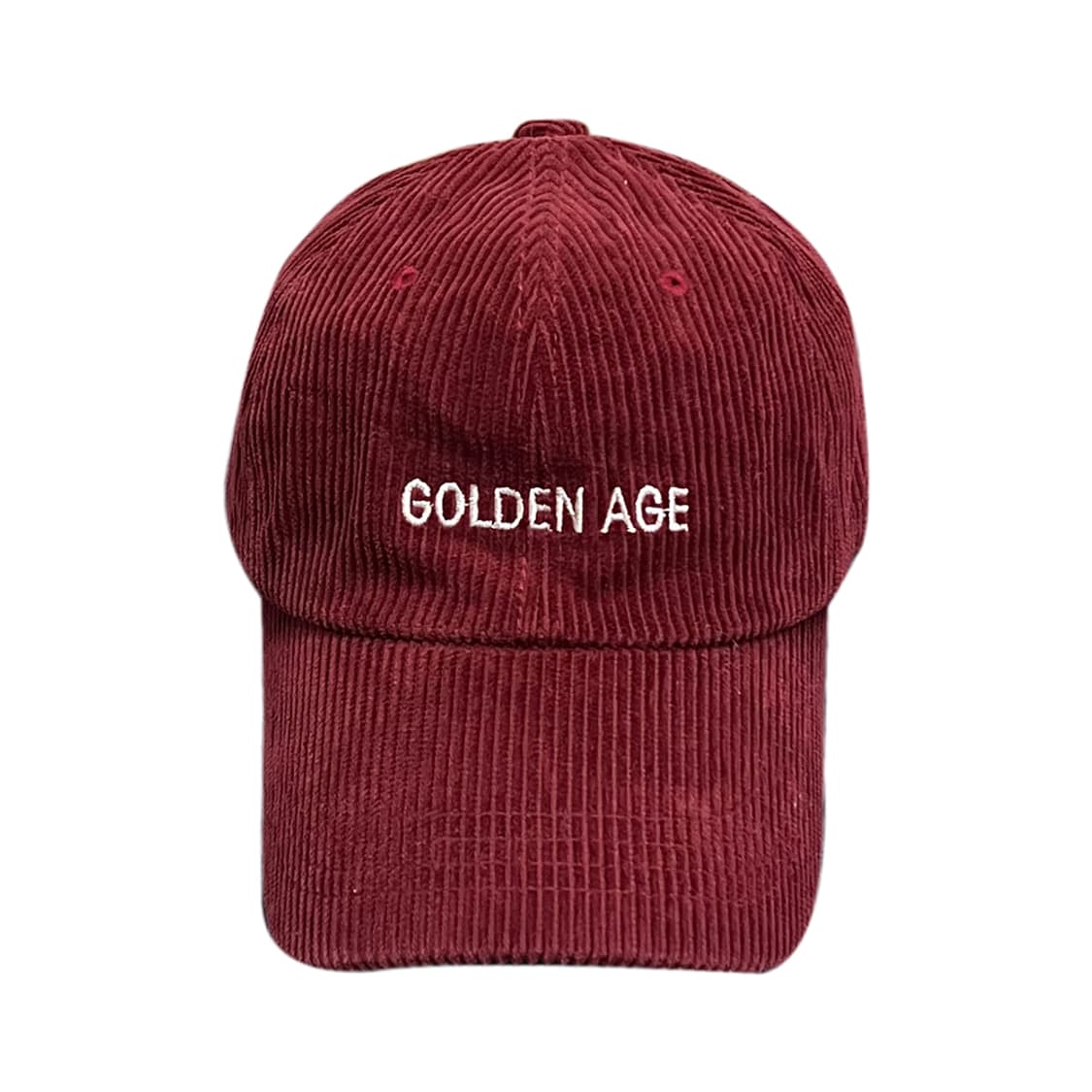 인사일런스 코듀로이 버건디 볼캡 모자 상품이미지2