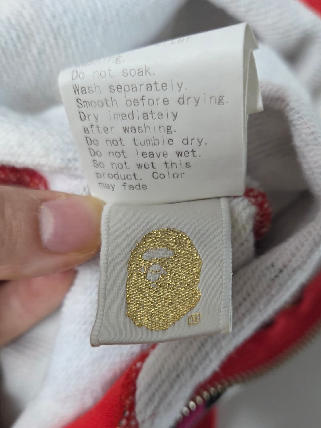 산리오 콜라보 베이프 후드집업 상품이미지5