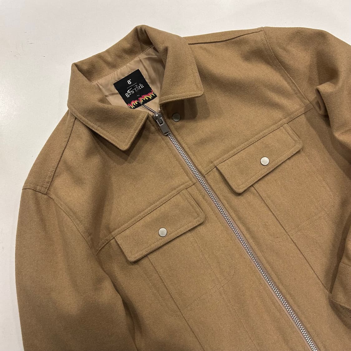 [M] 에잇세컨즈 지드래곤 GD 카멜 컬러 집업 자켓 상품이미지4