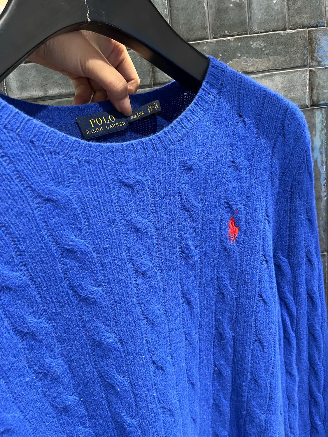 폴로 랄프로렌 꽈배기 캐시미어니트 상품이미지3