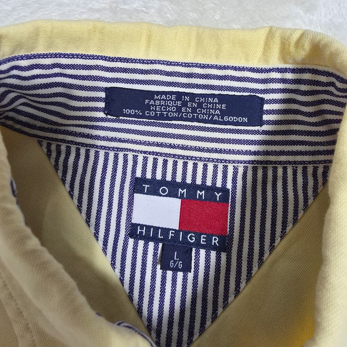 (L)타미힐피거 빈티지 반팔 셔츠  상품이미지9