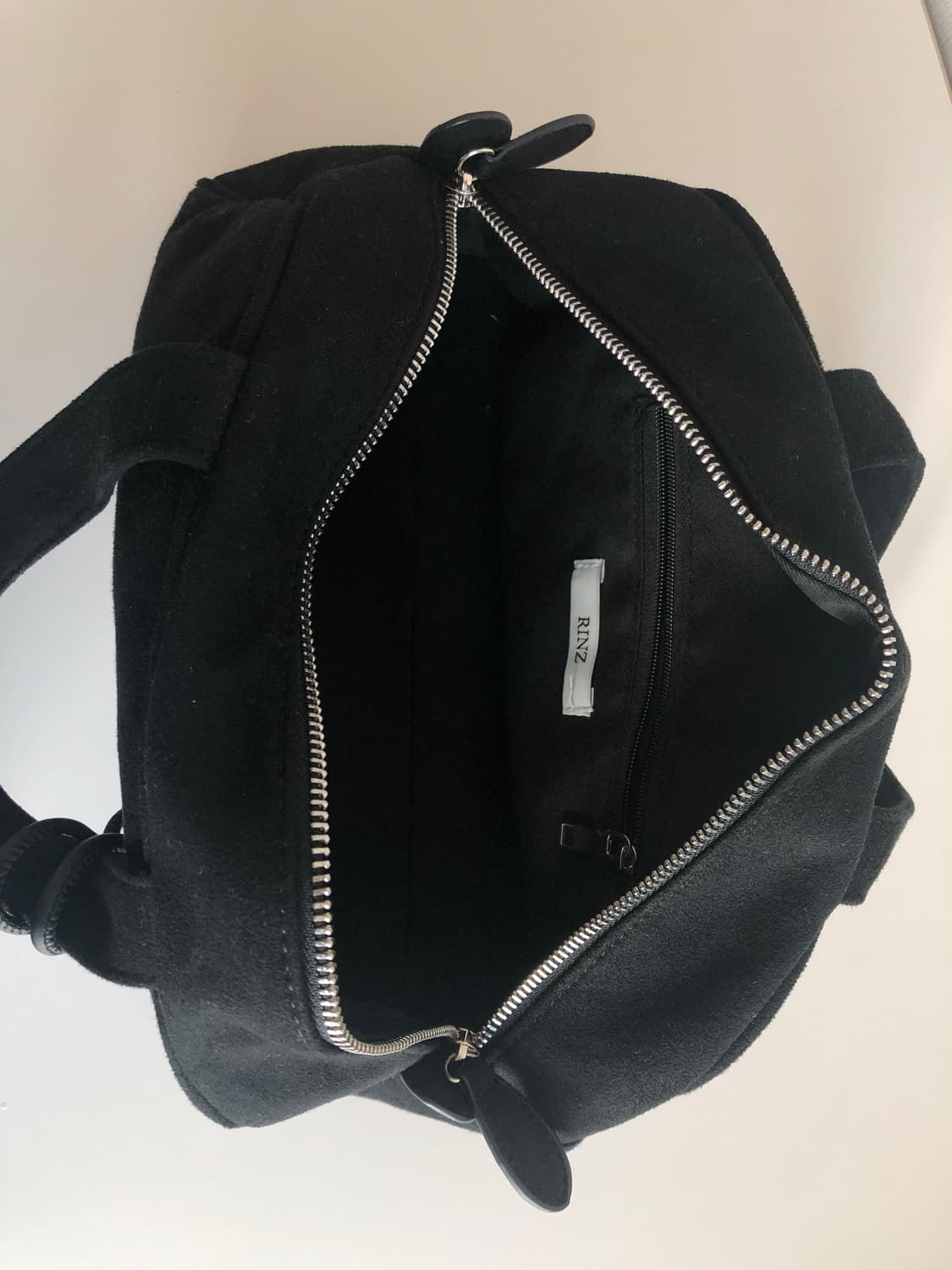 린츠 RINZ 오믈렛백 스웨이드 블랙 상품이미지6