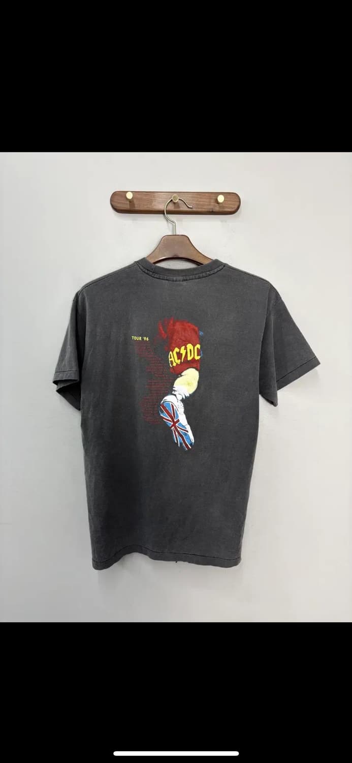 AC/DC 오리지날 96년 월드투어 하프티셔츠 H2404 상품이미지4