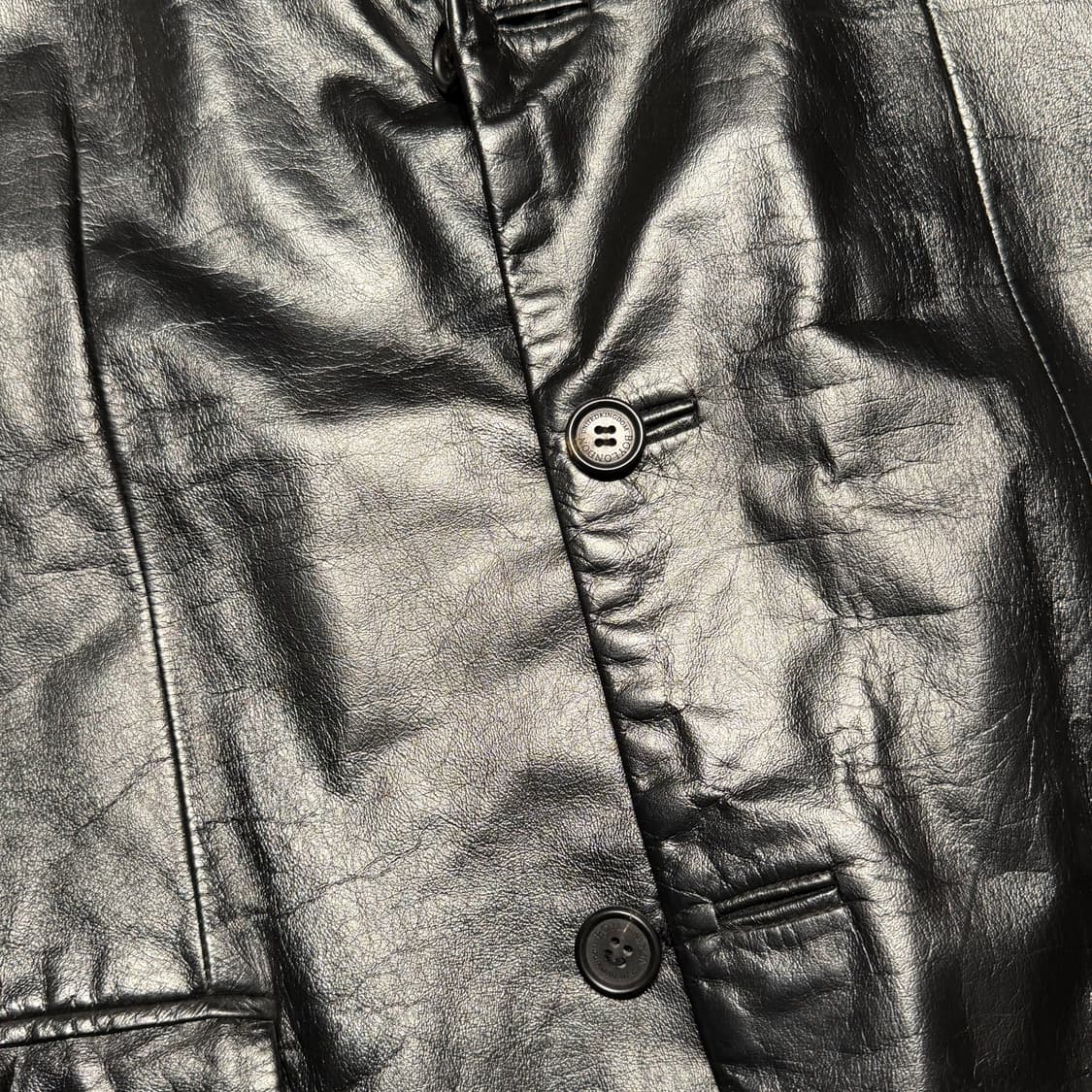 보이런던 00s 카우레더 카 코트 100 소가죽 상품이미지3