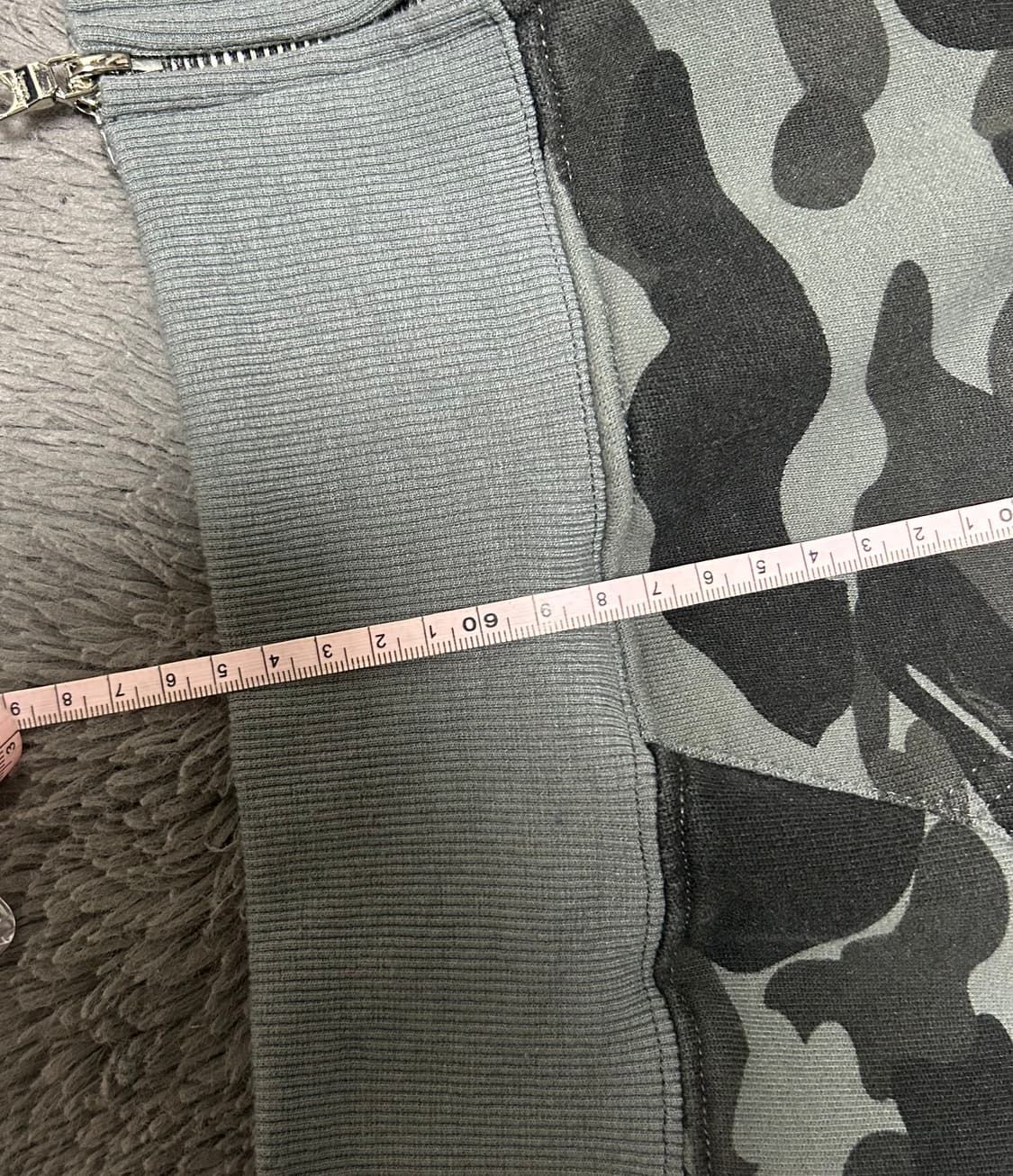 베이프 ABC 카모 샤크 후드 블랙 상품이미지2