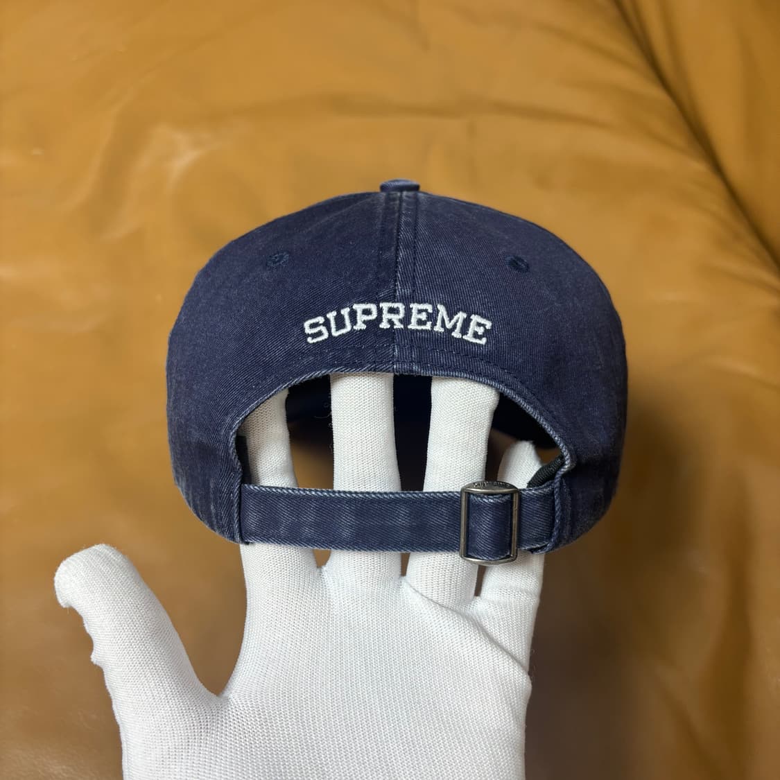 슈프림 S로고 6패널 볼캡 모자 23fw 피그먼트 네이비 상품이미지8