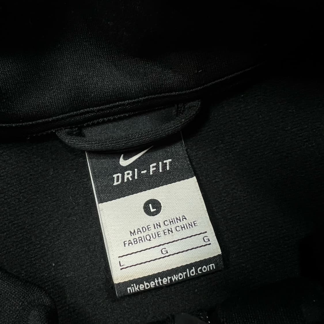 나이키 블랙 져지 집업 상품이미지4