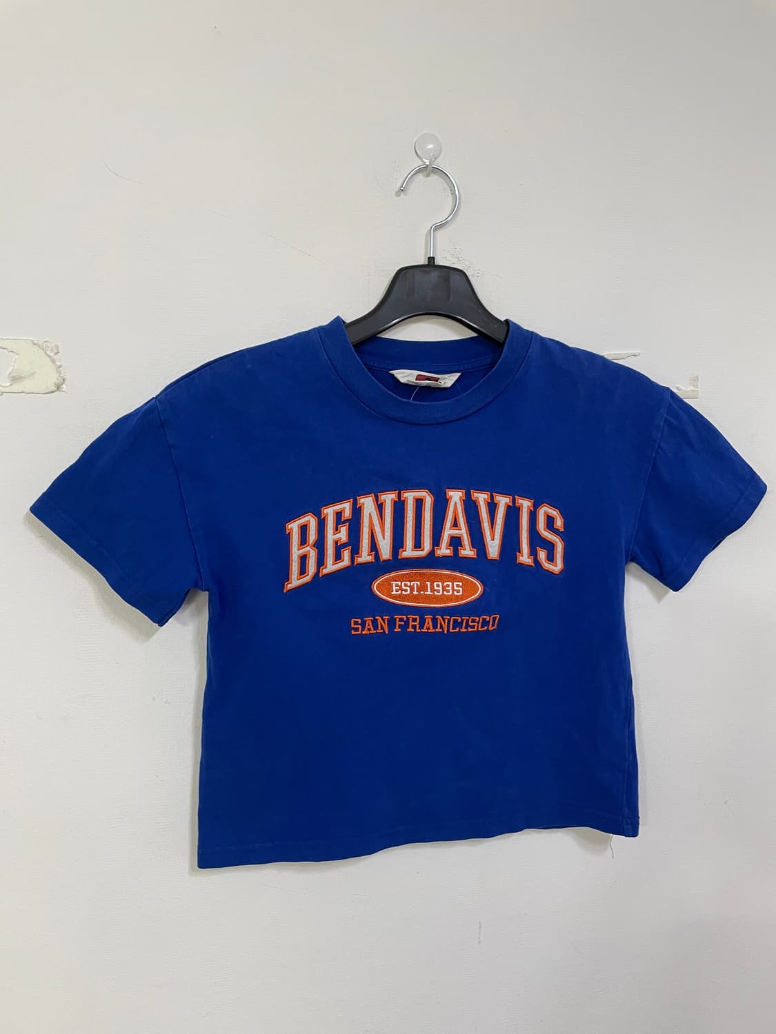 벤데이비스 블루 크롭 반팔 티셔츠 상품이미지1