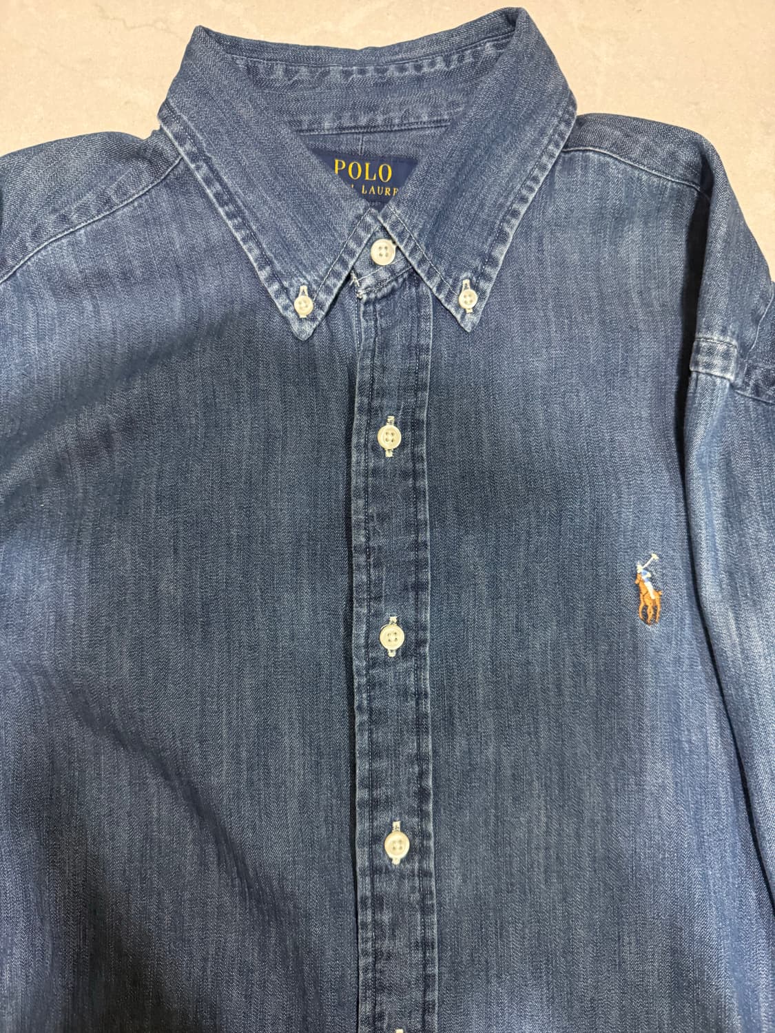 [당일출고,L사이즈] 폴로 랄프로렌 데님 셔츠 상품이미지2