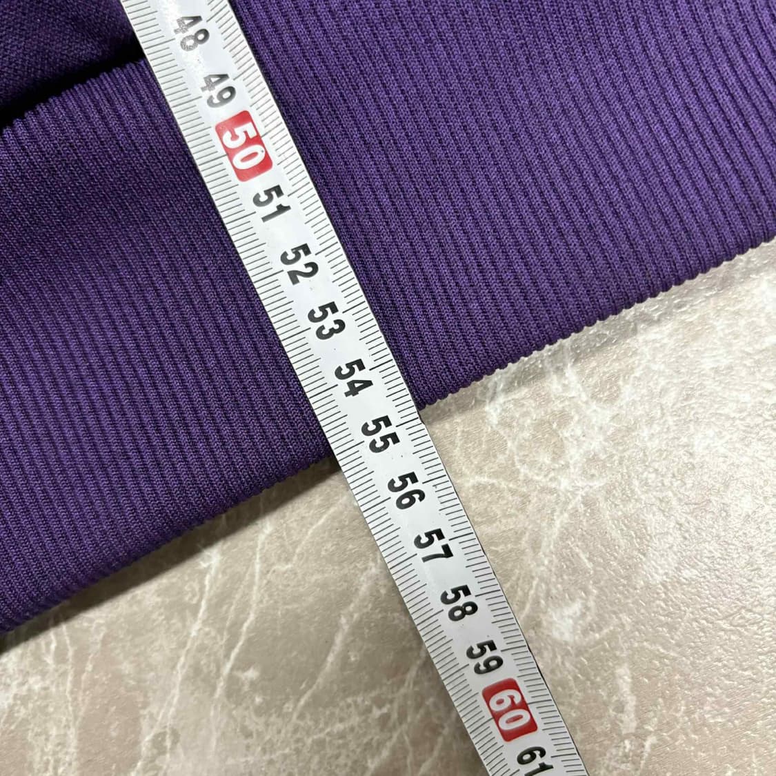 아디다스 걸즈 퍼플 삼선 트랙탑 희귀져지(90) 상품이미지7