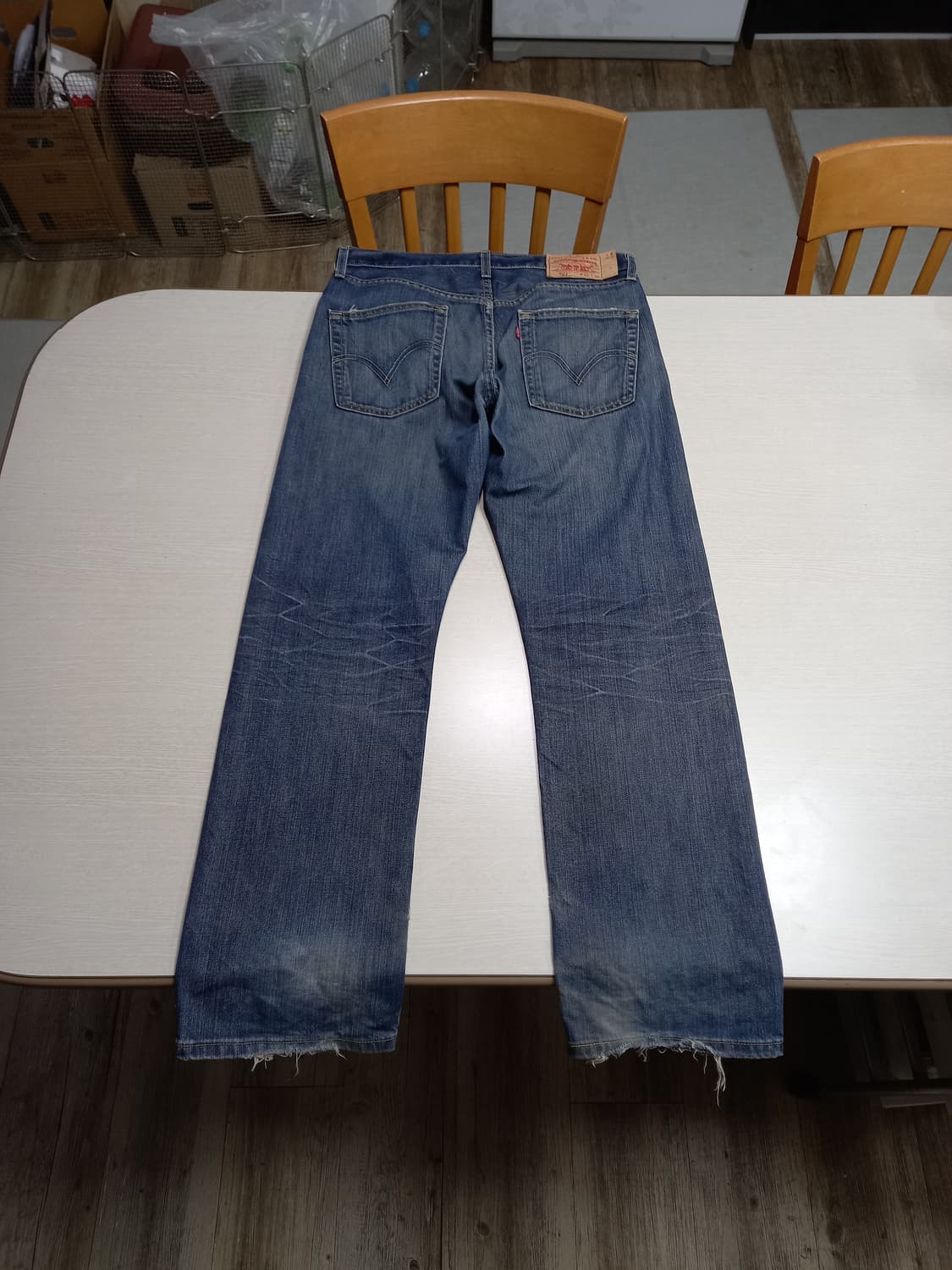 32 06's 리바이스501 Mexico 워싱 일자진 32-387 상품이미지2