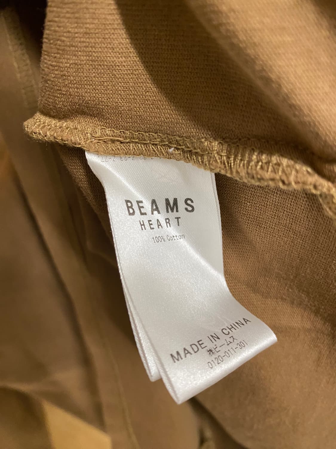 BEAMS t-shirts 빔즈 롱슬리브 무지 티셔츠 상품이미지7