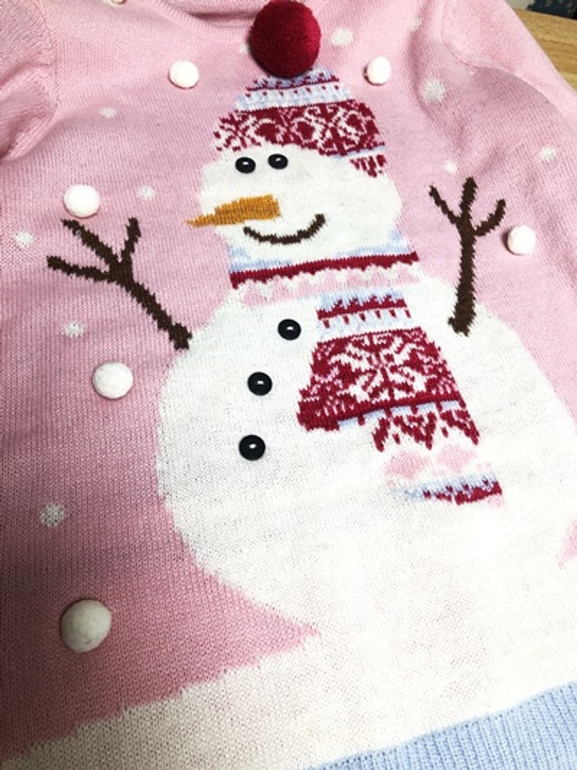 막스앤스펜서 스노우맨 니트  상품이미지7