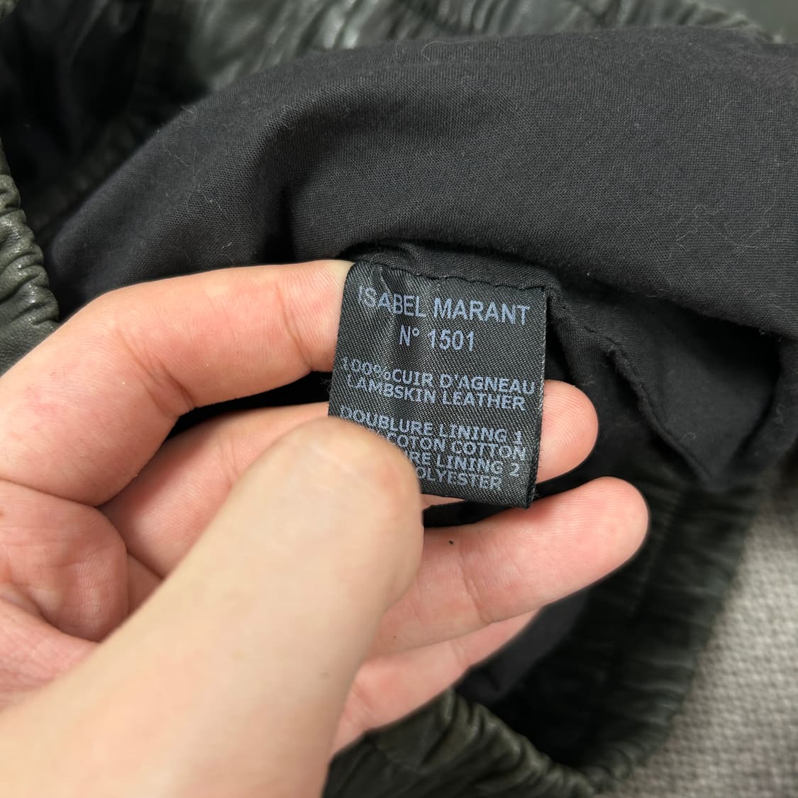 이자벨마랑 우먼스 램스킨 양가죽 자켓(38) 상품이미지3