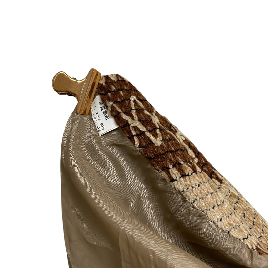 Knit tassel hippie brown pattern skirt  상품이미지5