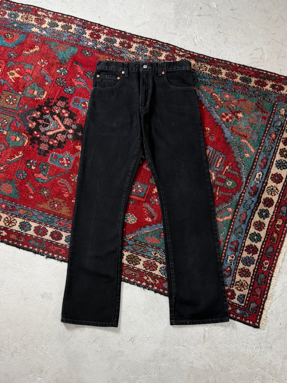 00's 빈티지 리바이스 517 블랙 부츠컷 플레어진 상품이미지1