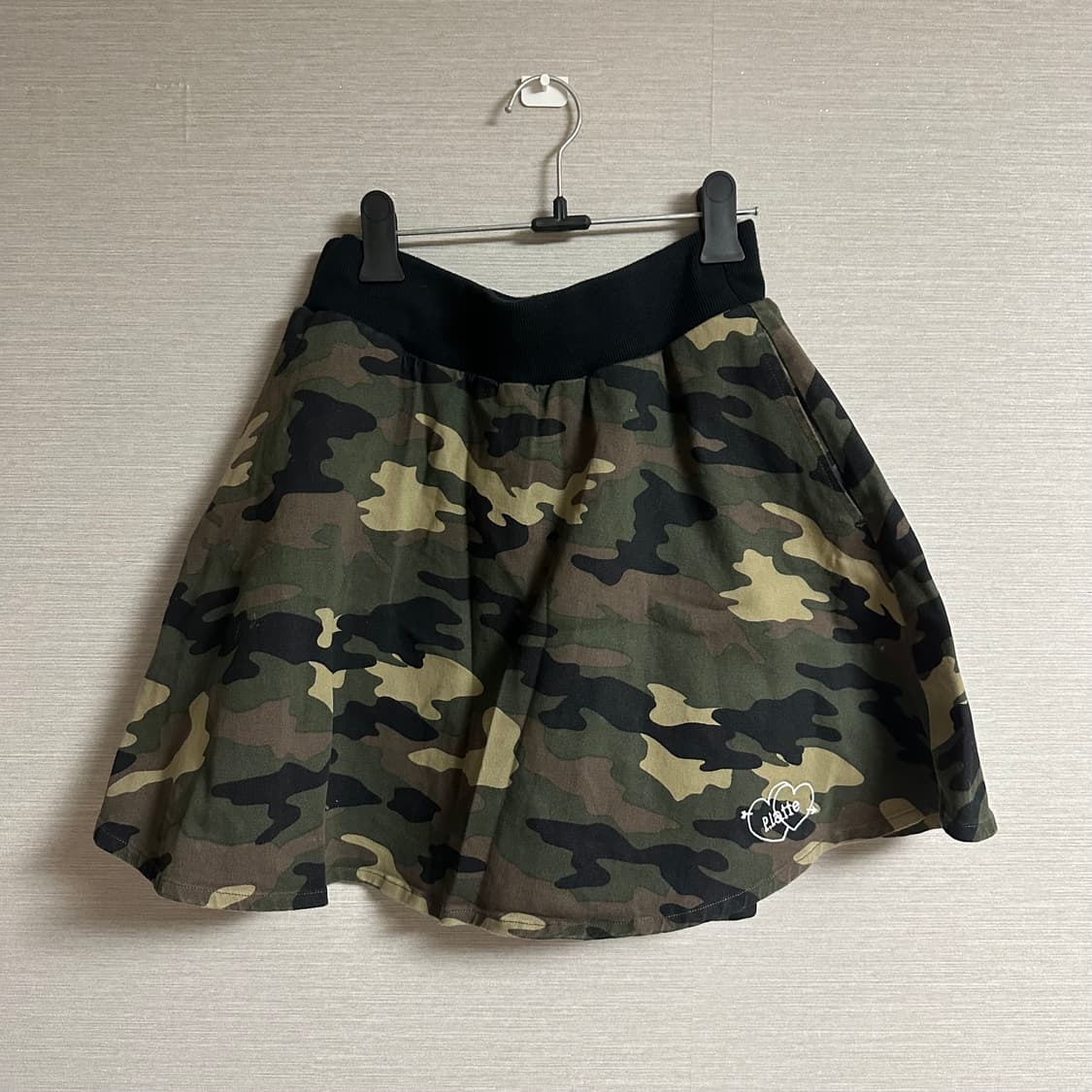 Vintage 카모패턴 플리츠 치마 빈티지 갸루 상품이미지1