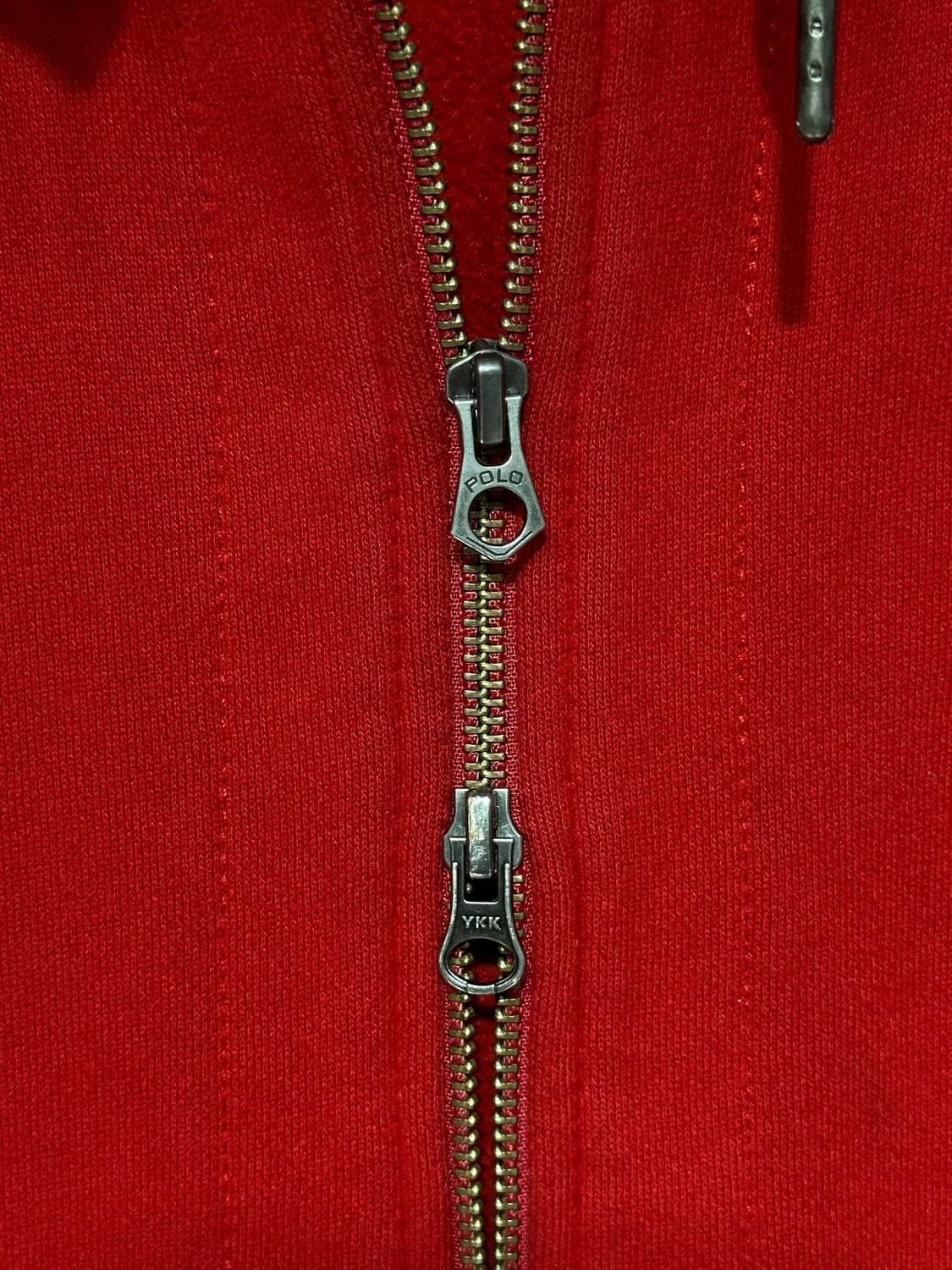 폴로 랄프로렌 레드 빅포니 기모 후드집업 상품이미지8