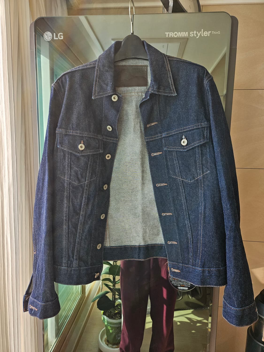 네이키드앤페이머스 11oz dry broken twill 데님자켓. M 상품이미지1