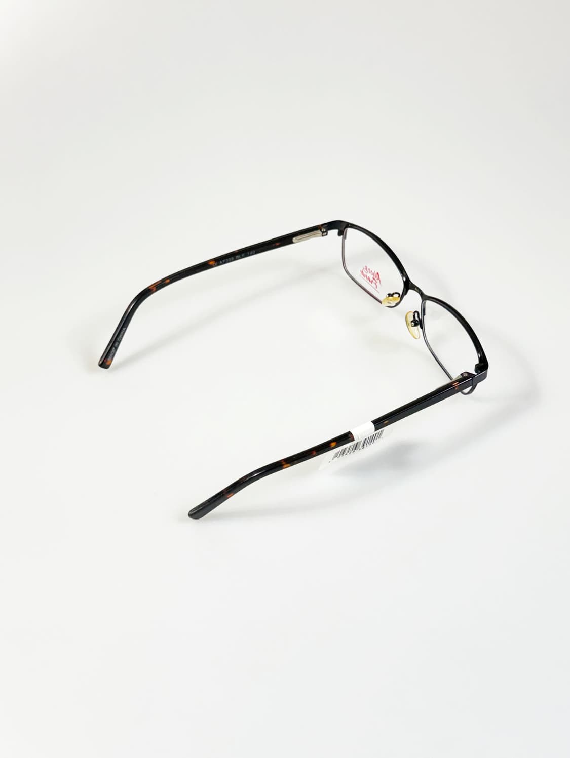 ALICE & FRANK 블랙 메탈 슬림 스퀘어 빈티지 안경 상품이미지4