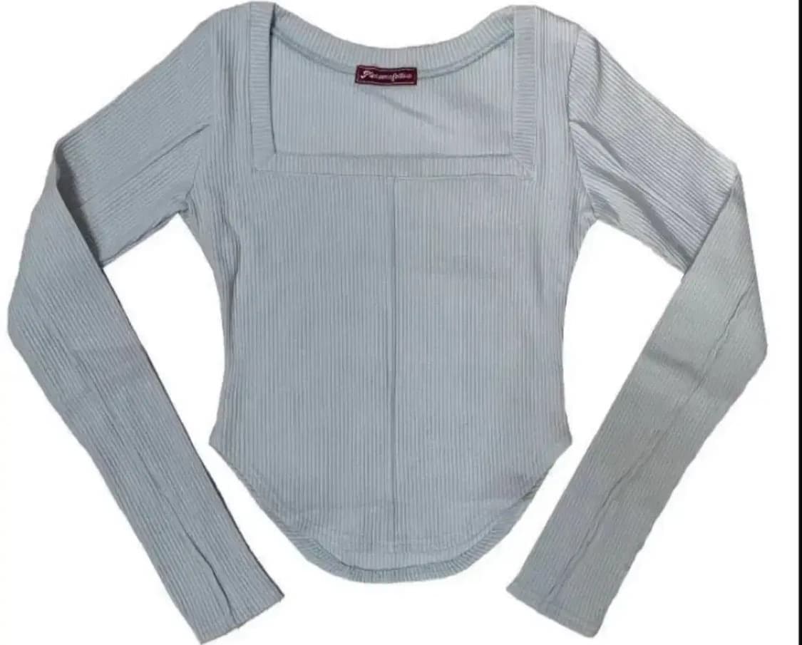 플리즈노팔로우 바비탑 스카이블루 상품이미지1