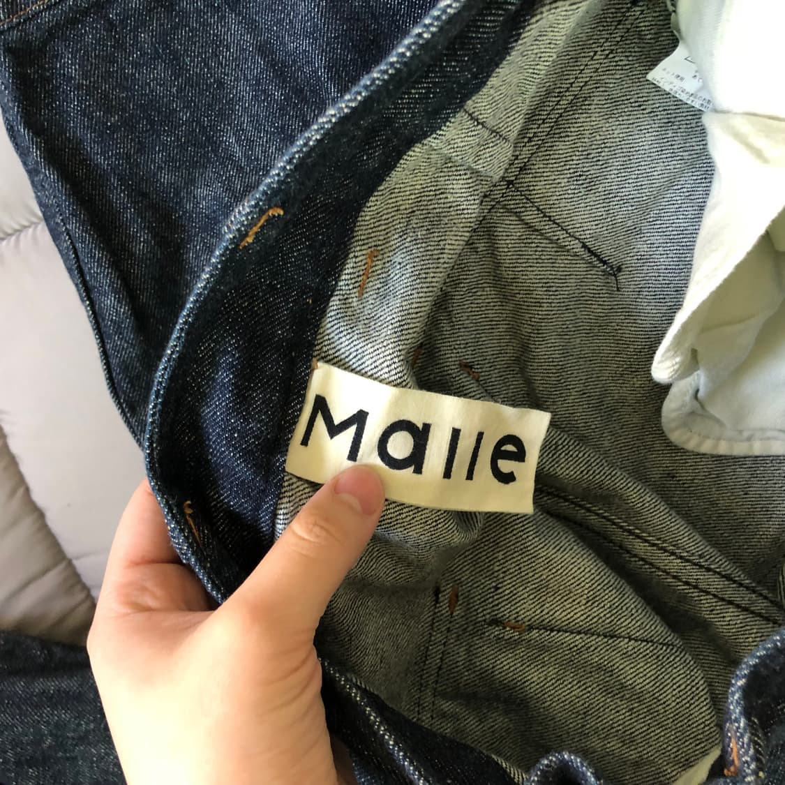 Malle chambre de charme 벌룬 생지 데님 팬츠 상품이미지7