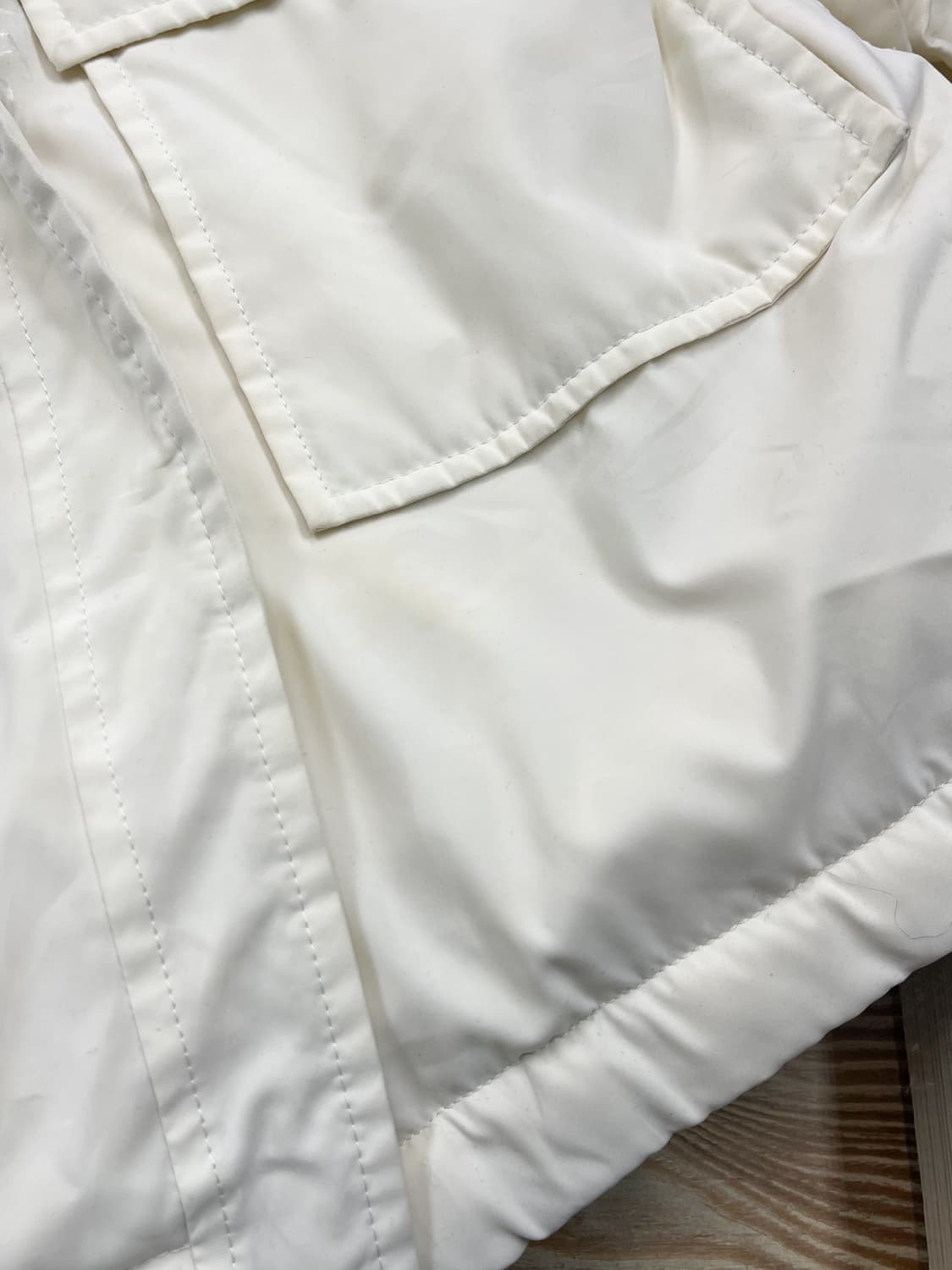 꾸레쥬 faux 퍼 라인 폴리쉘 코트 상품이미지9