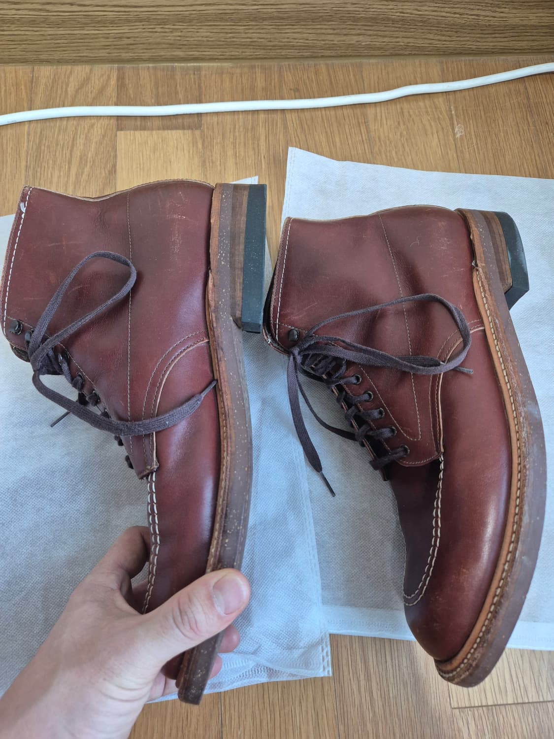 알든 405 US9.5D 크롬악셀 부츠 상품이미지2