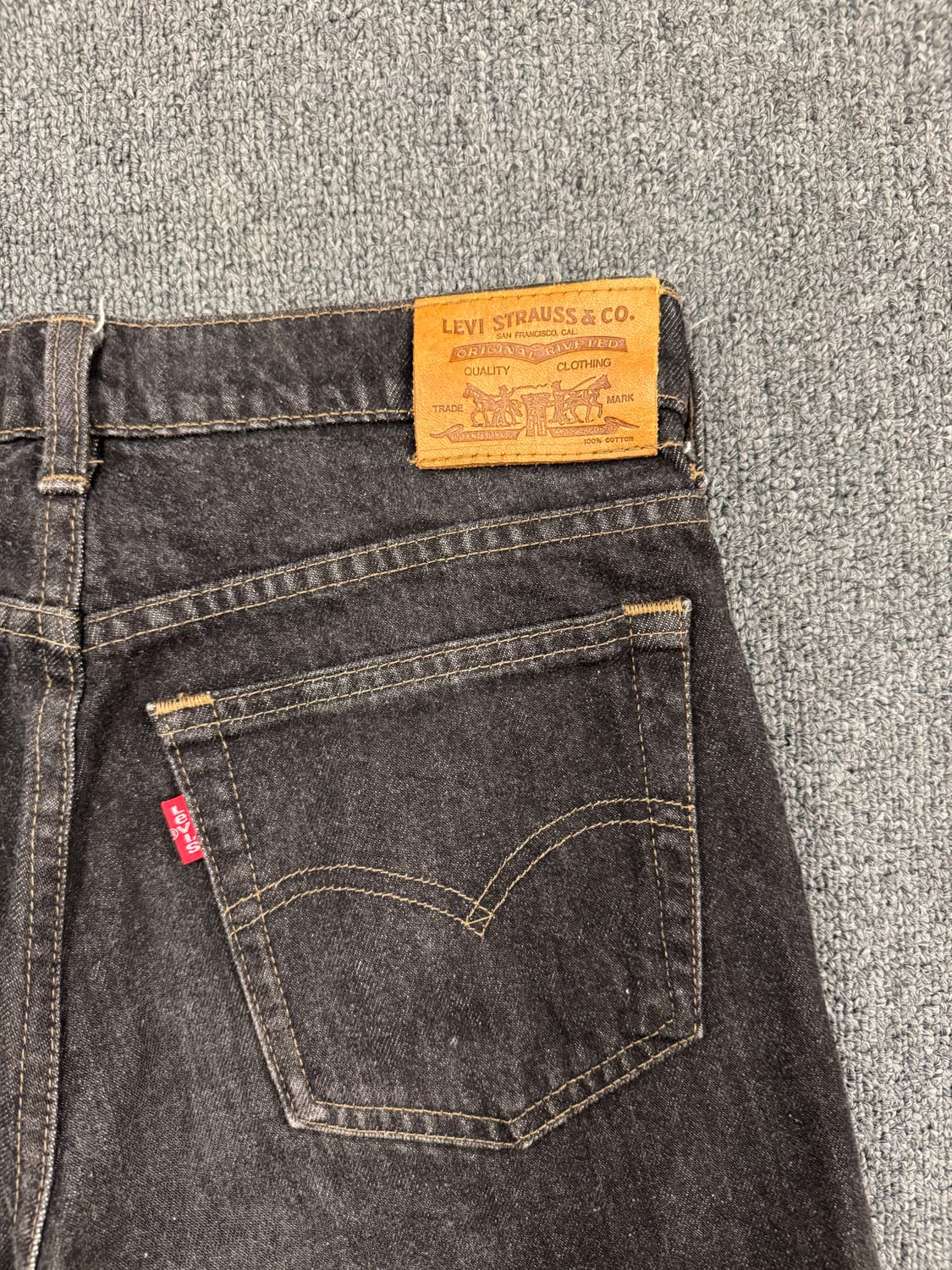 30)리바이스 빈티지 여성 흑청 데님팬츠 상품이미지6