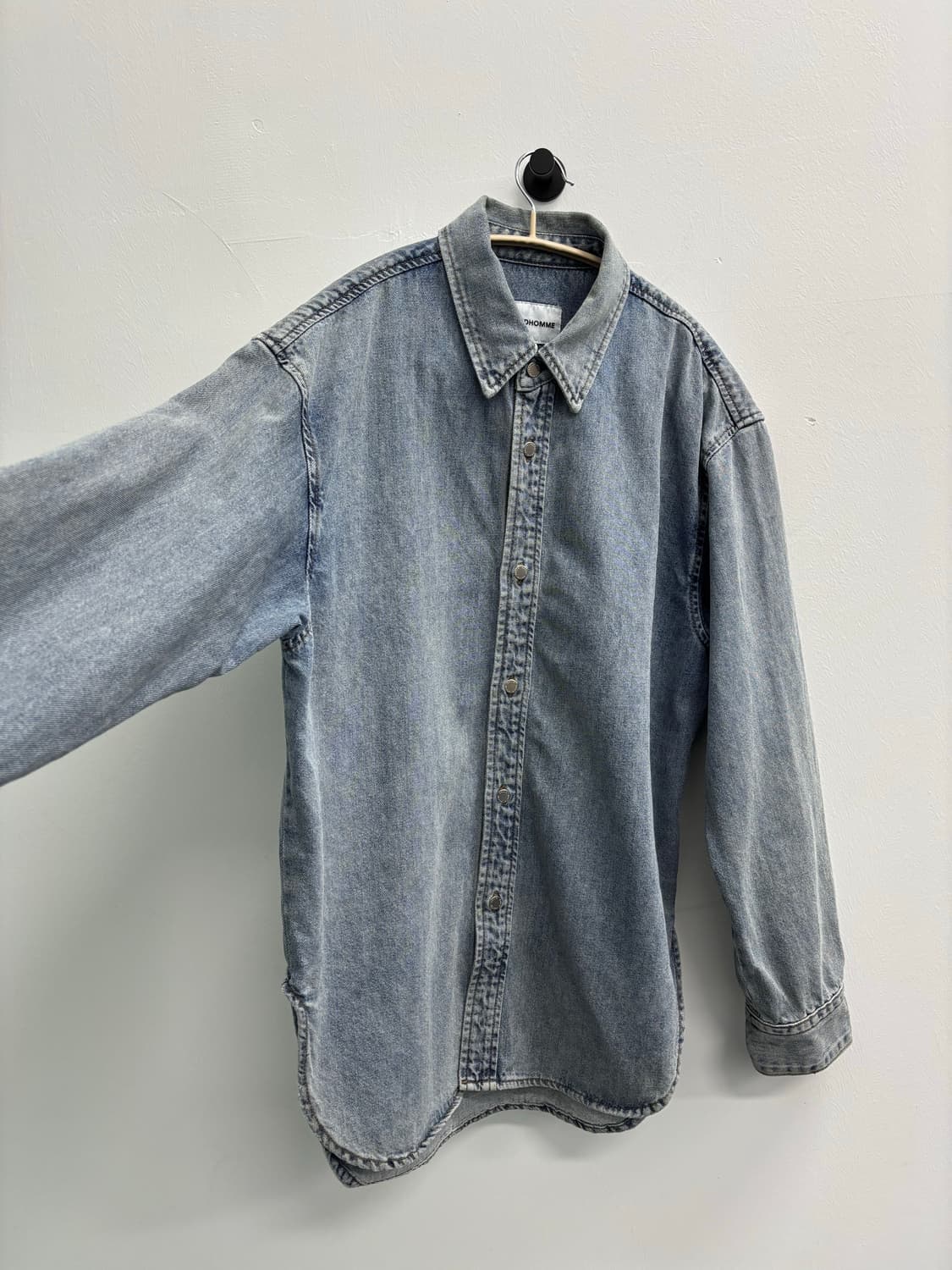 SOLID HOMME(솔리드옴므) 오버사이즈 데님 셔츠 자켓 상품이미지2